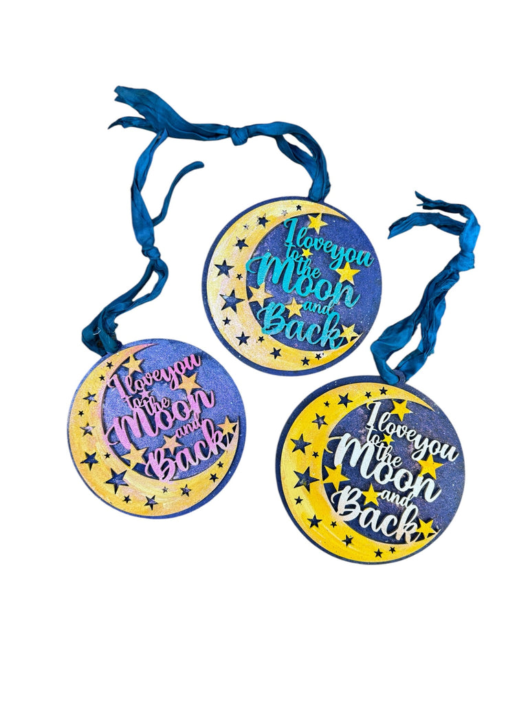 Sealife Ornament To the Moon | Allison Craft Designs