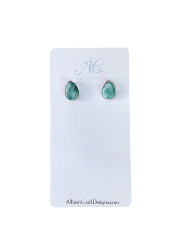 Atlantis Teardrop Studs