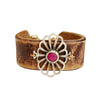 Pink Sunburst Cuff