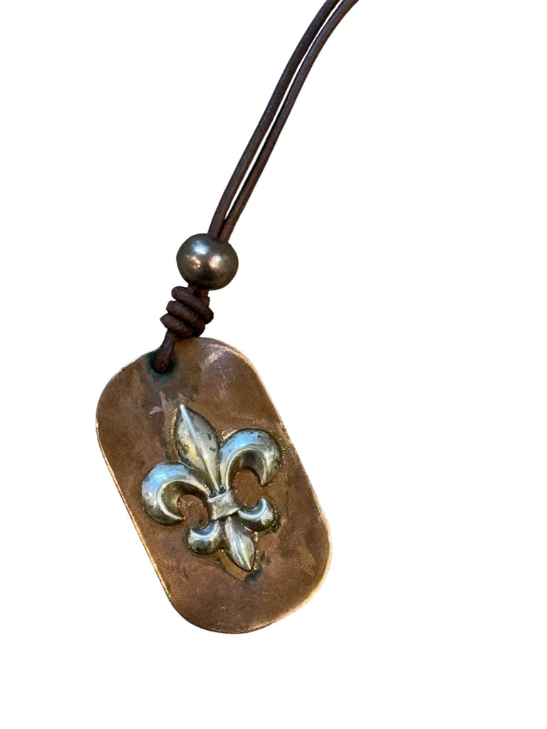 Fleur de Bronze Necklace | Allison Craft Designs