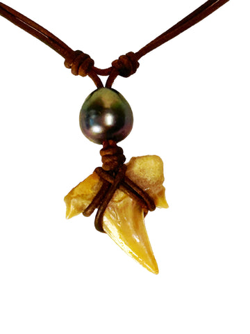 Tahitian Shark Tooth Pendant | Allison Craft Designs