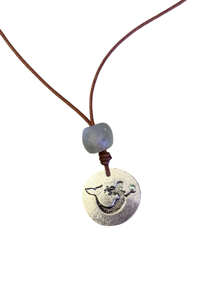 Mermaid’s Whisper Necklace in Sky | Allison Craft Designs